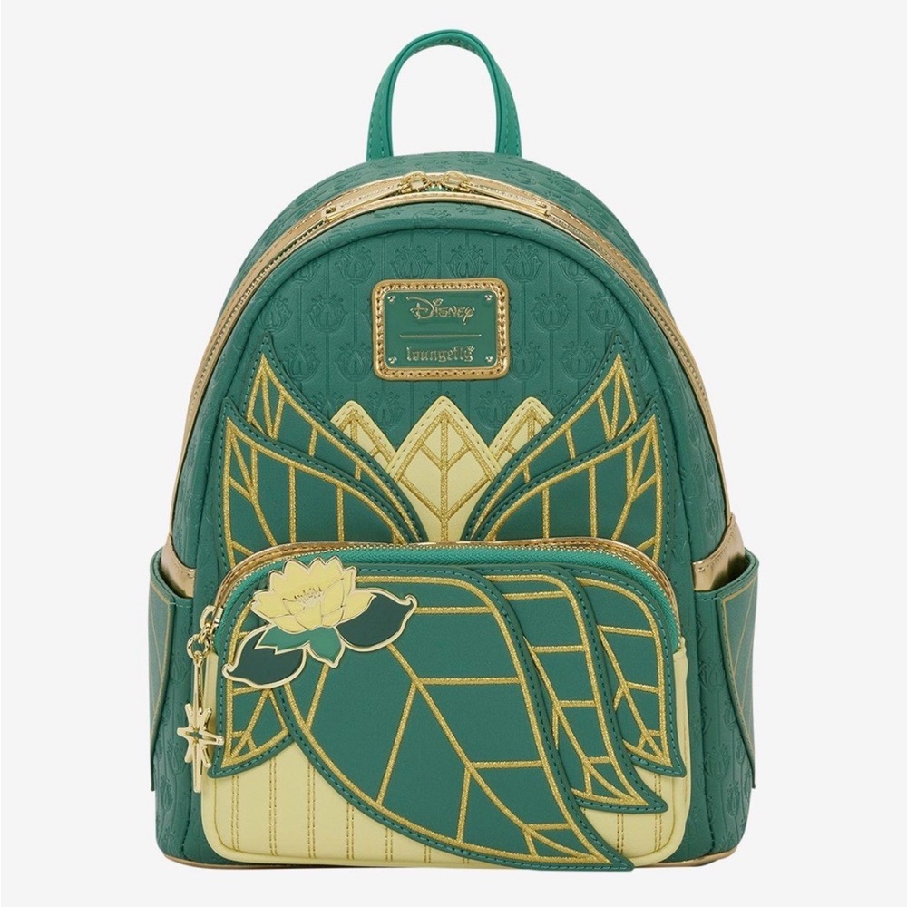 New Loungefly Disney The Princess and the Frog Tiana Dress Mini Backpack
